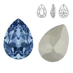 4320 MM 10 Swarovski Pear-shaped DENIM BLUE F