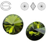 1122 MM 14 Swarovski Rivoli OLIVINE F