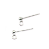 STW-3 Ball earring 3mm with loop SILVER 925