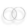 Silver hoop earrings 4,5 cm - silver 925