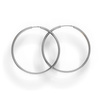 Silver hoop earrings 4,5 cm - silver 925 rhodium