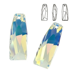 6019/G MM 35 Swarovski Crystalactite Crystal AB V