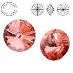 1122 MM 14 Swarovski Rivoli ROSE PEACH F