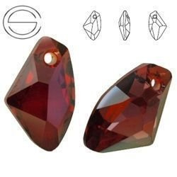 6656 MM 19 Swarovski Galactic RED MAGMA REDM