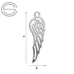 CHA-193 SKRZYDŁO Element do podwieszan. Srebro 925