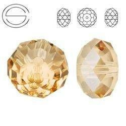 5040 MM 12 Swarovski Briolette GOLDEN SHADOW GSHA
