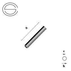 SPRUR 1020 Rurka prosta 10 mm Srebro 925