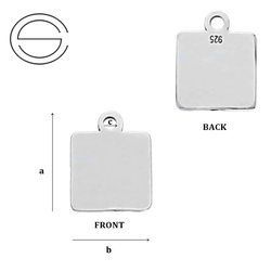 CL-204 Circle Pendant 6,0 mm Sterling SIlver 925