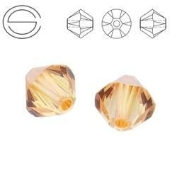 5328 MM 4 Swarovski Bicone METALLIC SUNSHINE METSH