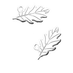 CL-746/W Pendant OAK LEAF 11 x 6 mm - Sterling Silver 925