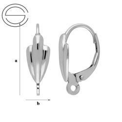 BA-89 Leverbacks - Earring Hooks - Sterling Silver 925 / gram