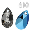 6106 MM 16 Swarovski Pear-shaped METALLIC BLUE