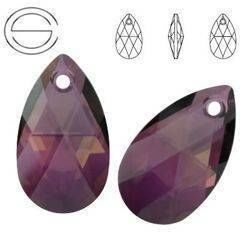6106 MM 28 Swarovski Pear-shaped LILAC SHADOW LISH