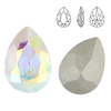 4320 MM 10 Swarovski Pear-shaped Crystal AB F