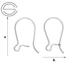 BBA-1 Ohrhaken haken ohrringe Silber 925