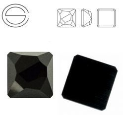 4854 MM 8 Swarovski Space Cut JET