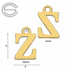 CLZ-682Z Zawieszka Alfabet Literka Z Srebro pr. 925