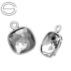 4483/J MM 8 Swarovski Fantasy Cushion - setting - Rhodium