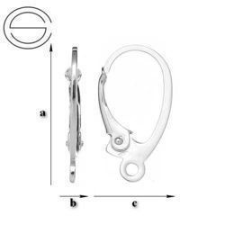 BA-28 Leverbacks - Earring Hooks - Sterling Silver 925