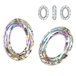 4137 MM 15 Swarovski Cosmic Oval VITRAIL LIGHT VL