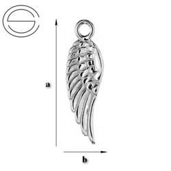 CHAP-138 do podwieszania WING Srebro 925 RODOWANE