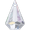 Crystal Aurore Boreale (AB) || wielokolorowy