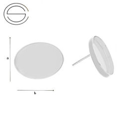GMB-18x13 Sztyfty - bazy Srebro pr. 925