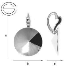 BBA-1 Ohrhaken haken ohrringe Silber 925