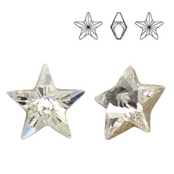 4745 MM 5 Swarovski Star CRYSTAL F