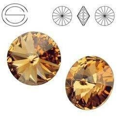 1122 SS 39 Swarovski Rivoli LIGHT COLORADO TOPAZ F