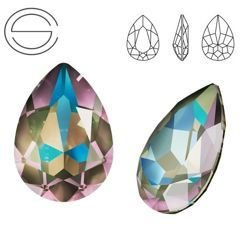 4320 MM 14 Swarovski Pear-shaped ARMY GREEN DELITE