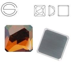 4854 MM 6 Swarovski Space Cut COPPER CAL V SI