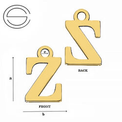 CLZ-682Z Zawieszka Alfabet Literka Z Srebro pr. 925