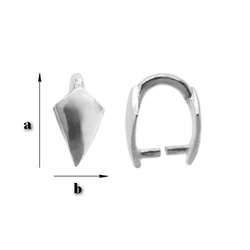 KW-22 Krawatka do Swarovskiego Srebro 925 /gram