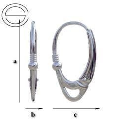 BBA-3 Bigle angielskie do podwieszania Srebro 925 /gram