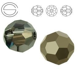 5000 MM 8 Swarovski Beads METALLIC LIGHT GOLD