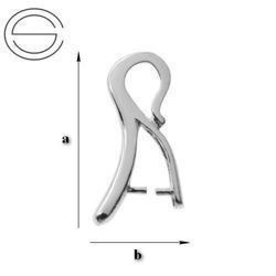 KW-25 Krawatka do Swarovskiego Srebro 925 /gram
