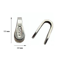 FP-2 Końcówki z lutem 2 mm Srebro 925 2 szt.