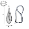 KW-32 Silver 925 Bail for Crystals from SWAROVSKI