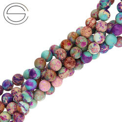 KN-RS-6,0 mm JASPIS okrągły gładki - sznur