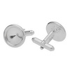 MT-73/12 Cufflinks base Silver 925