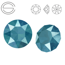 1088 SS 39 Swarovski XIRIUS Chaton AZURE BLUE