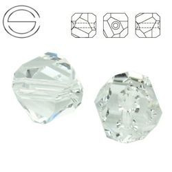 5603 MM 6 Swarovski Graphic Cube CRYSTAL
