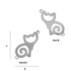 CL-474 CAT Pendant 16,6 mm Sterling Silver 925