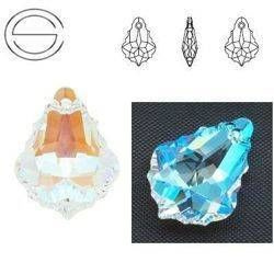 6090 MM 16 Swarovski Baroque BLUE AB BLAB