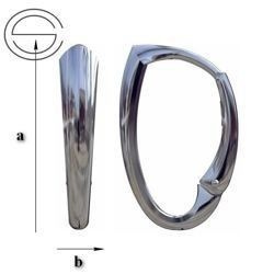 BBA-1 Ohrhaken haken ohrringe Silber 925