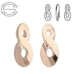 6792 MM 18 Swarovski Infinity ROSE GOLD 2x ROGL2x