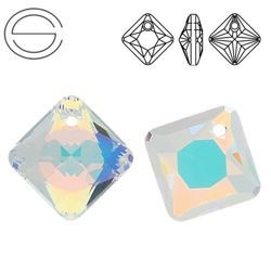 6431 MM 16 Swarovski Princess Cut Crystal AB