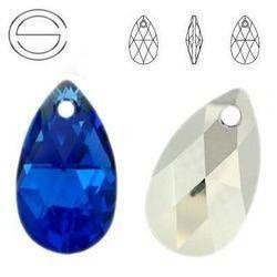 6106 MM 22 Swarovski Pear-shaped CAPRI BLUE CAL