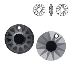 6724/G MM 19 Swarovski Sun SILVER NIGHT SINI